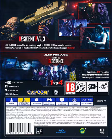 (Nytt) Resident Evil 3 Remake PS4 Playstation 4