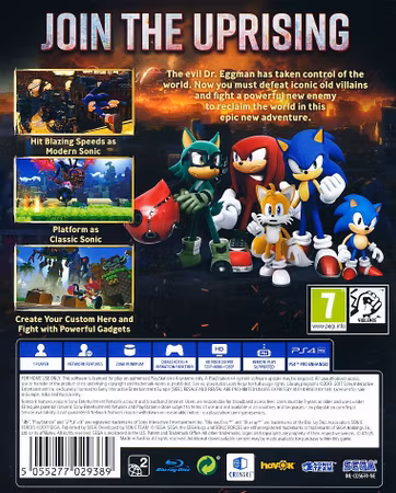 (Nytt) Sonic Forces PS4 Playstation 4