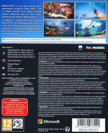 (Nytt) Biomutant Xbox Series X / Xbox One