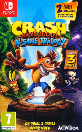 (Nytt) Crash Bandicoot N´sane Trilogy - Nintendo Switch