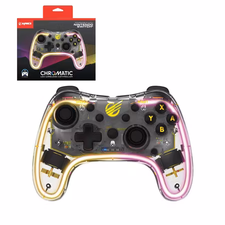 (Nytt) KMD Wireless Pro Controller - Chromatic LED Nintendo Switch