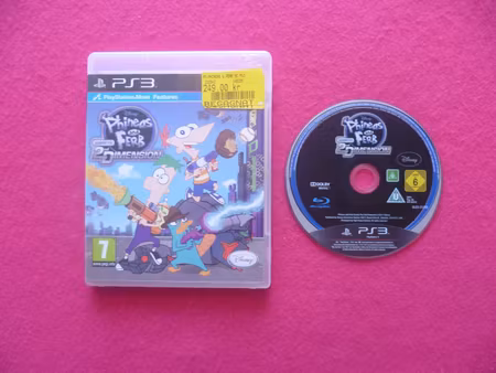 Phineas and Ferb - Across the 2nd Dimension PS3 Playstation 3 Nordisk Utgåva