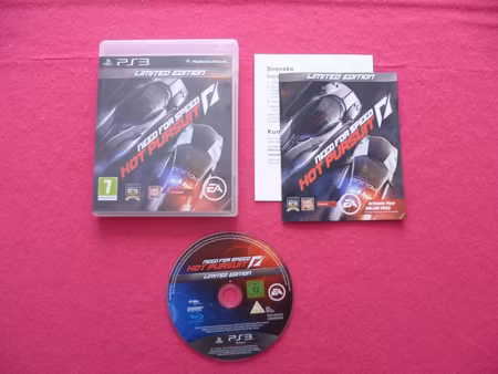 Need for Speed Hot Pursuit Limited Edition PS3 Playstation 3 Nordisk Utgåva