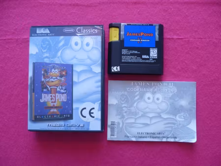 James Pond 2 Classics Sega Mega Drive Svensksålt