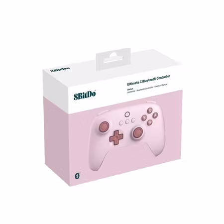 8BitDo Handkontroll Ultimate C Bluetooth Controller Rosa
