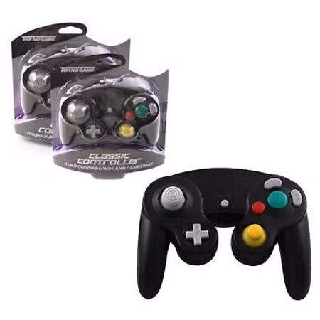 (Nytt) Handkontroll Gamecube Svart