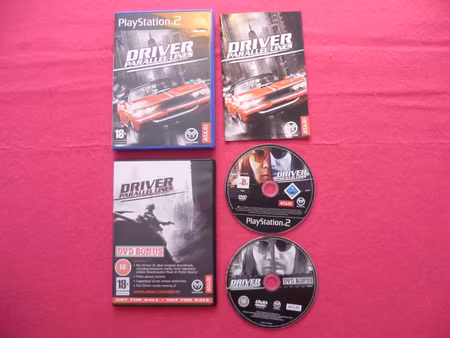 Driver Parallel Lines inkl Bonus DVD PS2 Playstation 2 PAL Nordisk Utgåva
