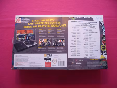 Dj Hero Nintendo Wii ink. Turntable Nytt/Oanvänt