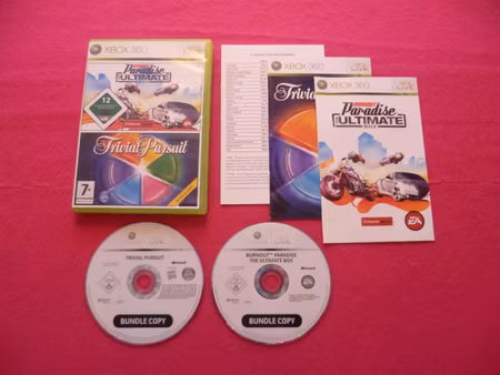 Burnout Paradise The Ultimate Box + Trivial Pursuit XBOX 360 PAL