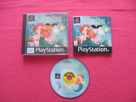 The Little Mermaid 2 Psone Playstation 1 PAL Nordisk Utgåva