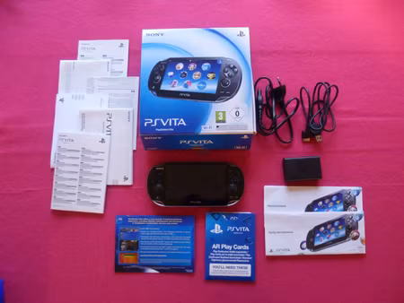 Playstation PS Vita Konsol Wifi Crystal Black PCH-1004 Nordisk Utgåva