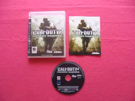 Call of Duty 4 Modern Warfare PS3 Playstation 3 Nordisk Utgåva