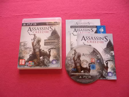 Assassins Creed 3 PS3 Playstation 3 Nordisk Utgåva