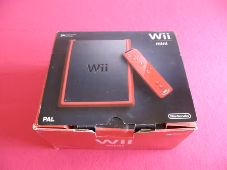 Wii Mini Konsol i box inkl Rayman Raving Rabbids
