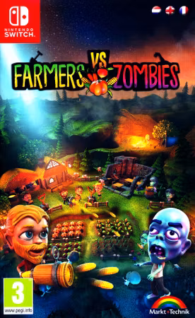 (Nytt) Farmers Vs. Zombies - Nintendo Switch