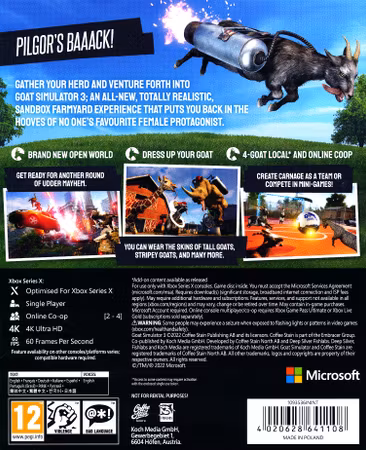 (Nytt) Goat Simulator 3: Pre Udder Edition Xbox Series X
