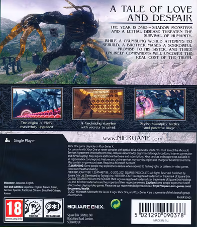 (Nytt) Nier Replicant - Xbox Series X / Xbox One
