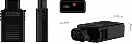 (Nytt) 8BitDo NES Retro Receiver
