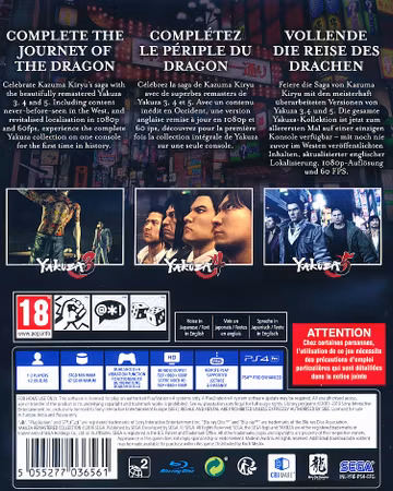 (Nytt) The Yakuza - Remastered Collection PS4 Playstation 4