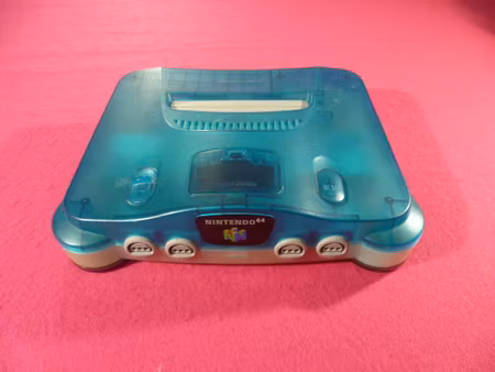 Nintendo 64 Konsol Clear Blue / White inkl. Handkontroll