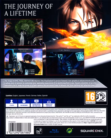 (Nytt) Final Fantasy VIII Remastered - PS4 Playstation 4
