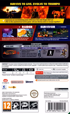 (Nytt) Dragon ball: The Breakers Special Edition (Code in a box) - Nintendo Switch
