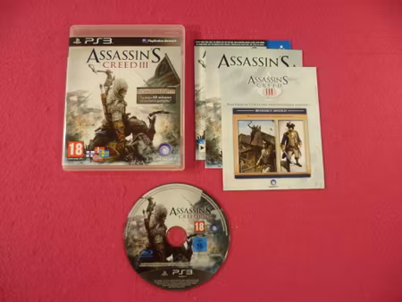 Assassins Creed 3 - PS3 Playstation 3 Nordisk Utgåva