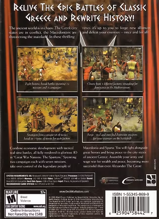 (Nytt) Great War Nations: The Spartans - PC