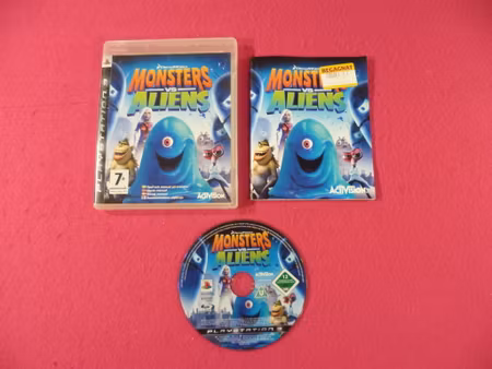 Monsters vs. Aliens - PS3 Playstation 3 Nordisk Utgåva