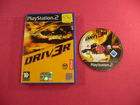 Driv3r / Driver 3 - Ps2 Playstation 2 PAL Nordisk Utgåva