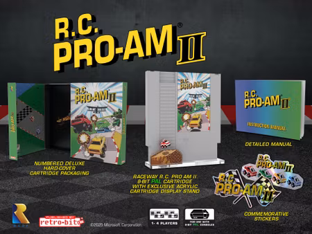 (Nytt) R.C Pro AM II - Nintendo NES Special Edition Reissue