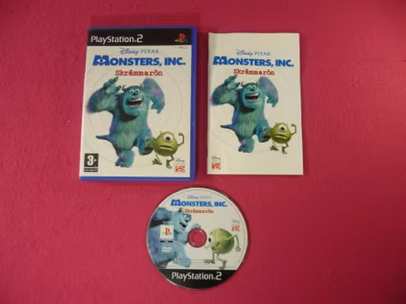 Monsters Inc. Skrämmarön - PS2 Playstation 2 PAL Svensk Utgåva