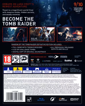 (Nytt) Shadow of the Tomb Raider - Definitive Edition - PS4 Playstation 4