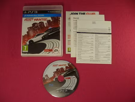 Need for Speed: Most Wanted - PS3 Playstation 3 Nordisk Utgåva