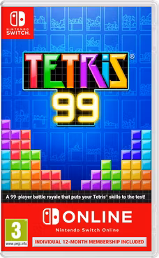 (Nytt) Tetris 99 (inkl. 12 månader Nintendo Switch Online) - Nintendo Switch