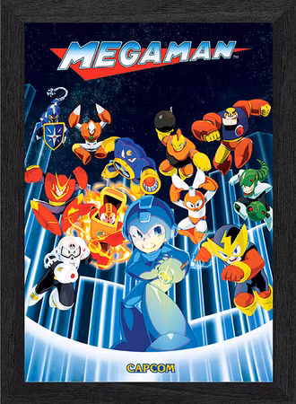 (Nytt) Mega Man: Robot Master Ambush - Pixel Frames Plax