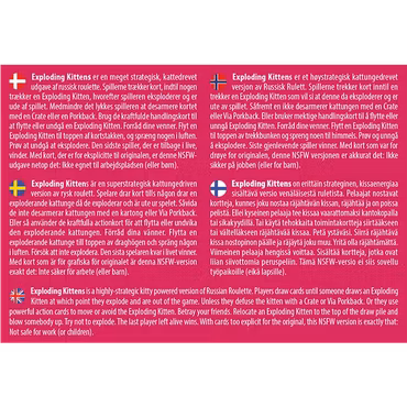 Exploding Kittens: NSFW Edition (Pink) (SVE)