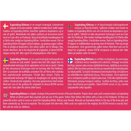 Exploding Kittens: NSFW Edition (Pink) (SVE)