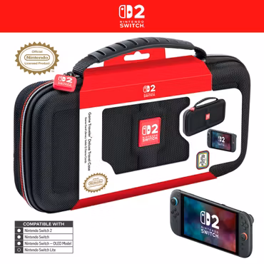 Deluxe Travel Case (Svart) - Nintendo Switch 2