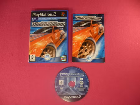Need for Speed: Underground - PS2 Playstation 2 PAL Svensk Utgåva