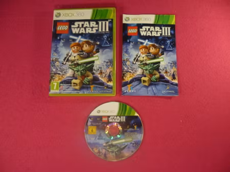 Lego Star Wars 3: The Clone Wars - Xbox 360 PAL Nordisk Utgåva
