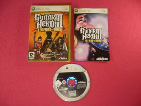 Guitar Hero 3: Legends of Rock - Xbox 360 PAL Nordisk Utgåva
