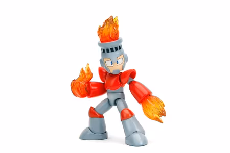 (Nytt) Mega Man Action Figure - Fire Man