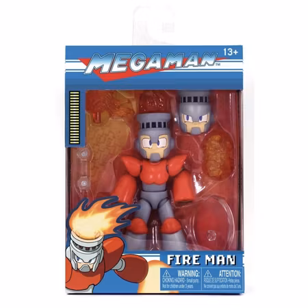 (Nytt) Mega Man Action Figure - Fire Man