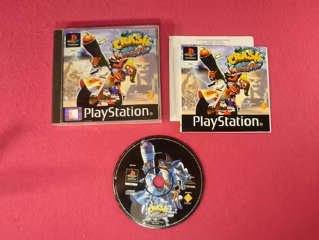 Crash Bandicoot 3: Warped - PS1 Playstation 1 PAL Nordisk Utgåva