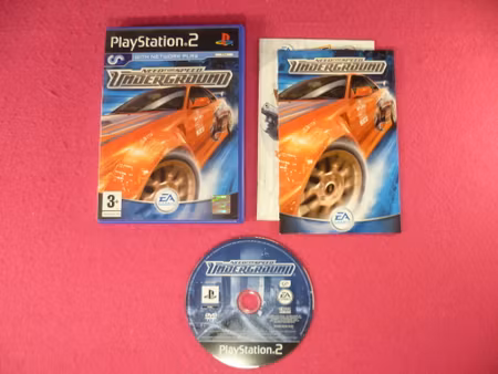 Need for Speed Underground - PS2 Playstation 2 PAL Svensk Utgåva