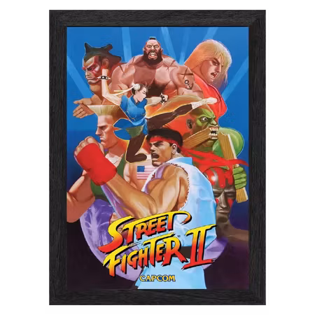 (Nytt) Street Fighter II: The World Warriors - Pixel Frames Plax