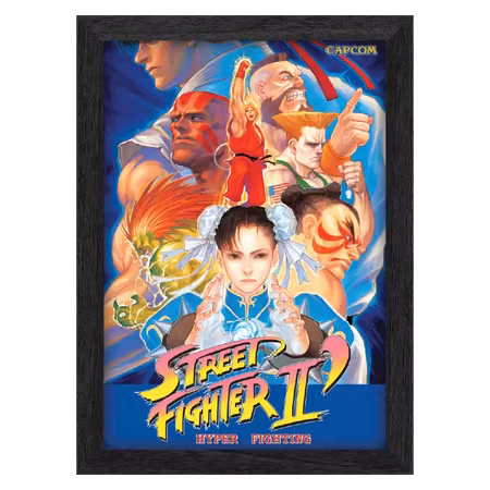 (Nytt) Street Fighter II: Legends - Pixel Frames Plax