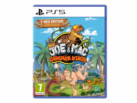 (Nytt)  New Joe & Mac Caveman Ninja: T-rex Edition - PS5 Playstation 5