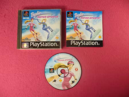 Barbie Super Sports -PS1 Playstation 1 PAL